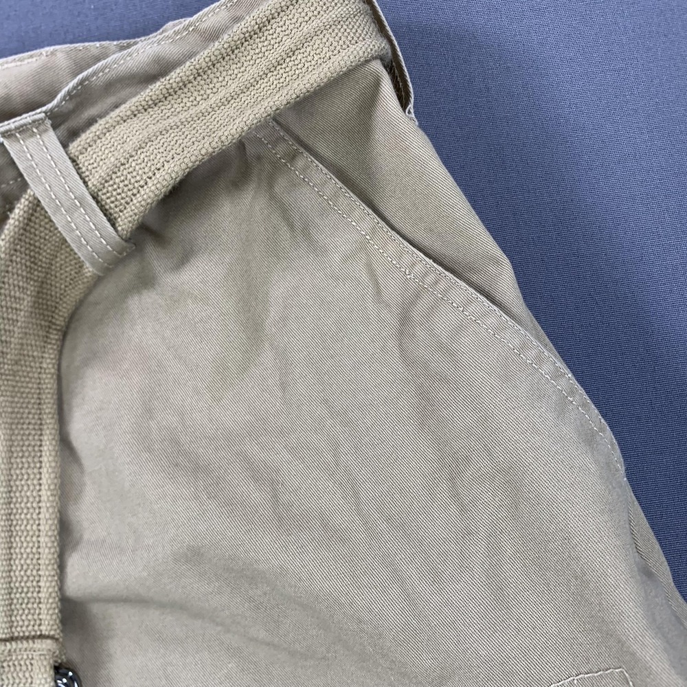 Regal Wear Cargo Shorts Mens 46 Khaki Belted Utility Pockets Y2K Baggy Hip Hop - Picture 7 of 16